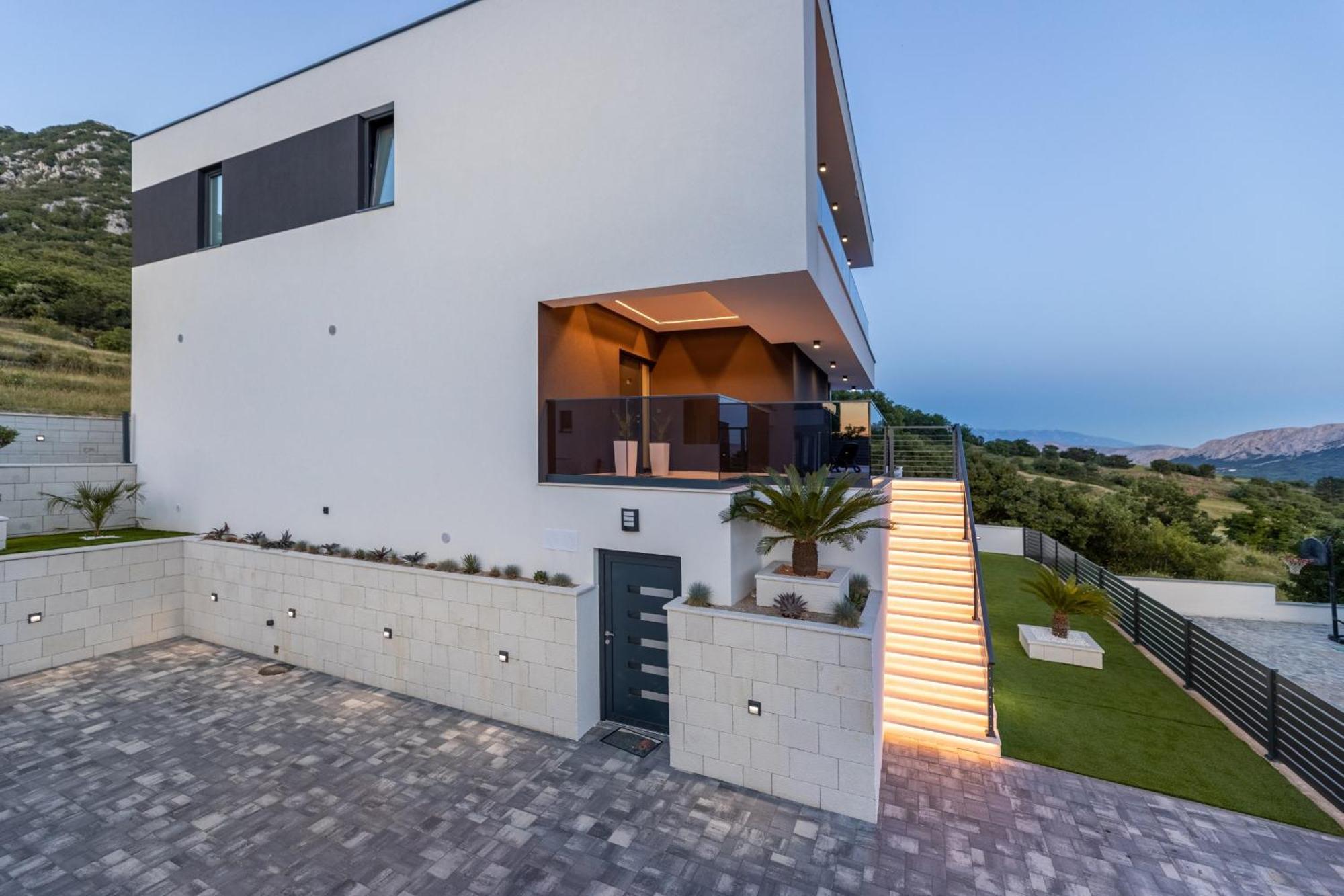 Villa Bellezza Draga Bascanska Exterior photo
